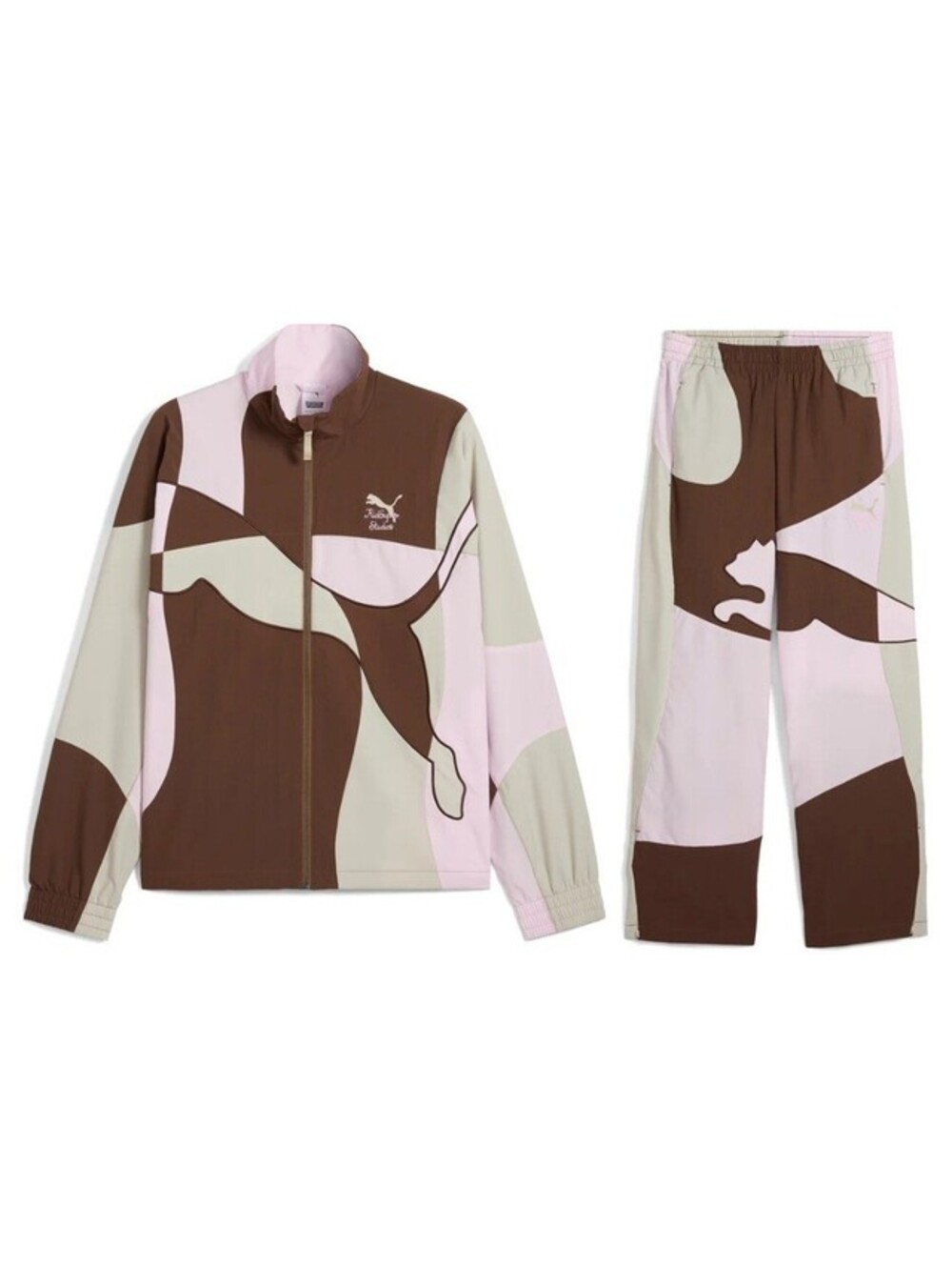 PUMA KidSuper Kid Super Cellerator Suit Jacket & Pants Espresso Brown MEDIUM M - Picture 4 of 9